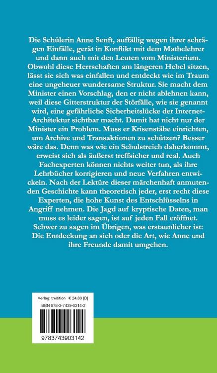 Produktbild: Als Anne Senft ber&uuml;hmt zu werden drohte