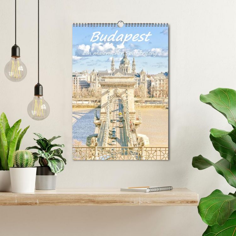 Produktbild: Budapest - Ein malerischer Spaziergang (Wandkalender 2026 DIN A3 hoch), CALVENDO Monatskalender