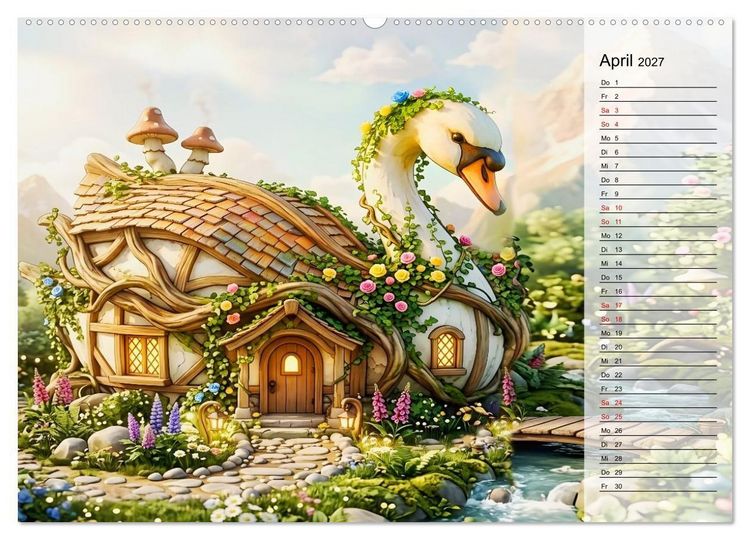 Produktbild: Tierische Fassaden (hochwertiger Premium Wandkalender 2027 DIN A2 quer), Kunstdruck in Hochglanz