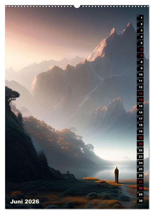 Produktbild: Fantastische Wanderungen (hochwertiger Premium Wandkalender 2026 DIN A2 hoch), Kunstdruck in Hochglanz