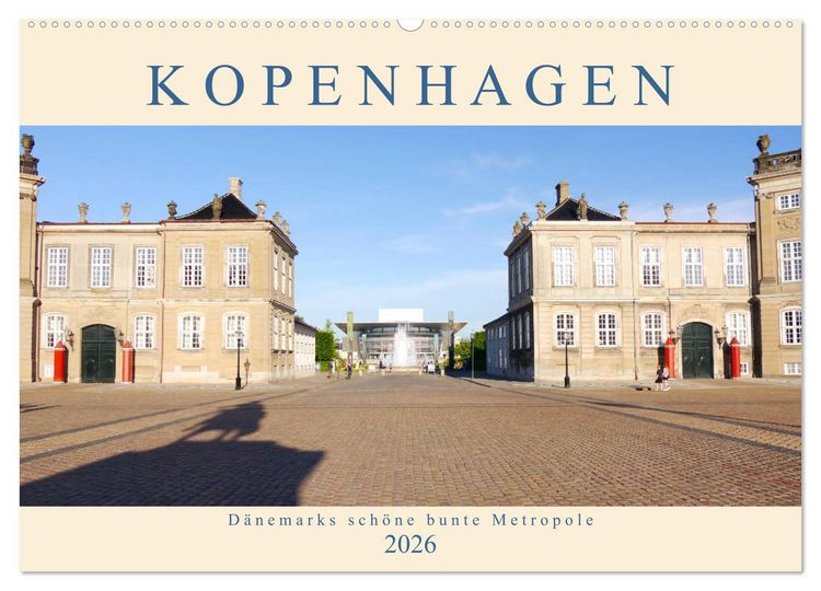 Produktbild: Kopenhagen. D&auml;nemarks sch&ouml;ne bunte Metropole (Wandkalender 2026 DIN A2 quer), CALVENDO Monatskalender