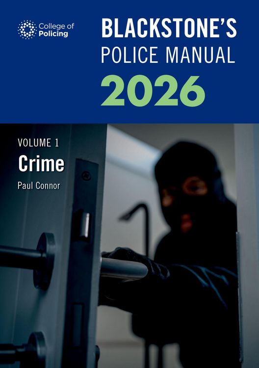 Produktbild: Blackstone's Police Manuals Volume 1: Crime 2026