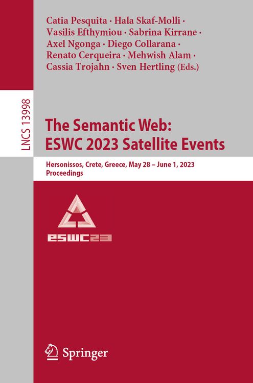 Produktbild: The Semantic Web: ESWC 2023 Satellite Events