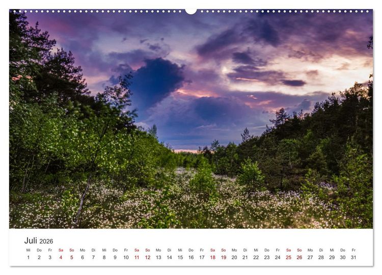 Produktbild: Naturjuwel Haspelmoor (Wandkalender 2026 DIN A2 quer), CALVENDO Monatskalender