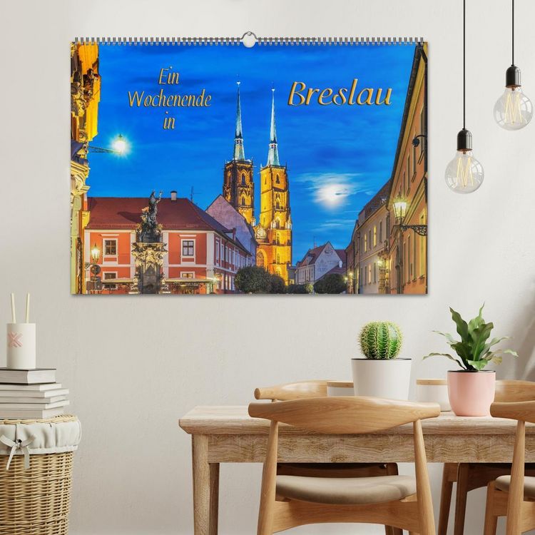 Produktbild: Ein Wochenende in Breslau (Wandkalender 2026 DIN A2 quer), CALVENDO Monatskalender