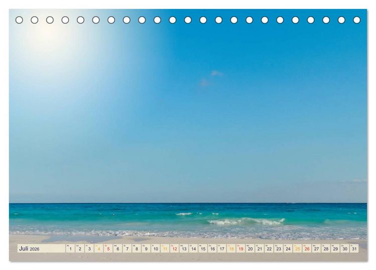 Produktbild: Kalender - selbst gestalten, Fotos selbst einkleben (Tischkalender 2026 DIN A5 quer), CALVENDO Monatskalender