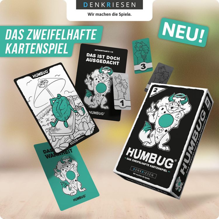 Produktbild: DENKRIESEN - HUMBUG&reg; Original Edition Nr. 2 - Das zweifelhafte Kartenspiel