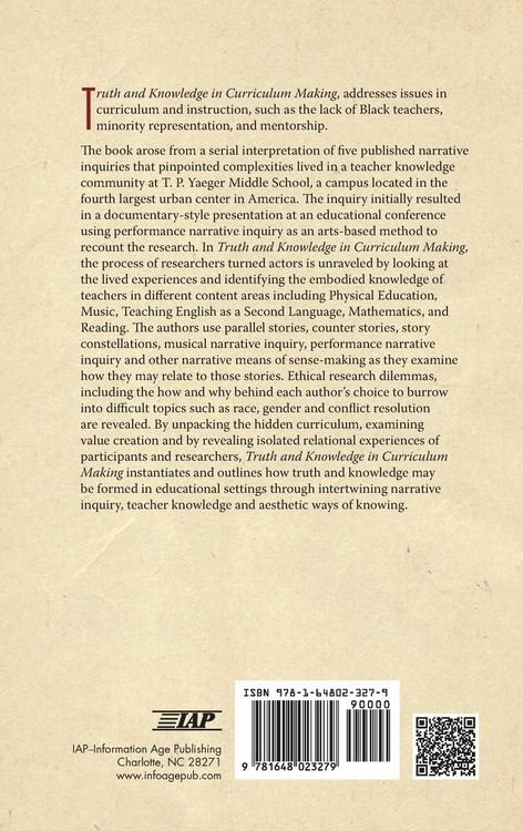 Produktbild: Truth and Knowledge in Curriculum Making