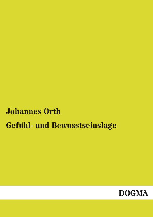 Produktbild: Gef&uuml;hl- und Bewusstseinslage