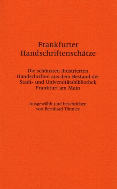 Produktbild: Frankfurter Handschriftensch&auml;tze