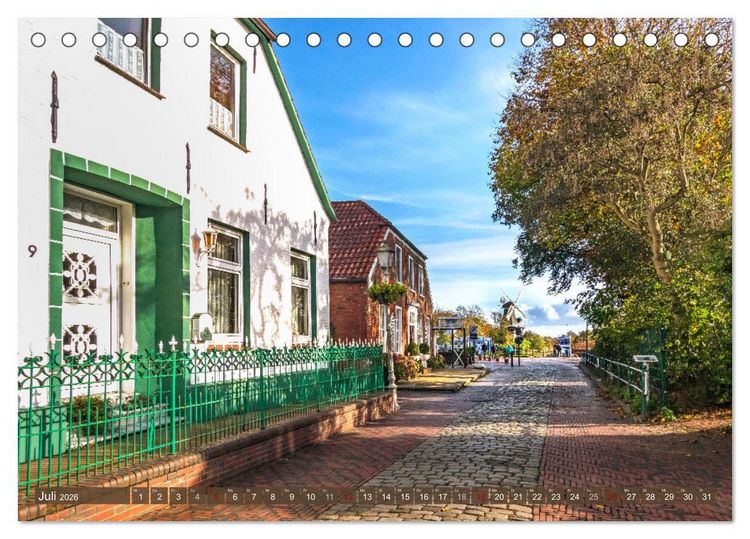 Produktbild: GREETSIEL-LIEBE (Tischkalender 2026 DIN A5 quer), CALVENDO Monatskalender