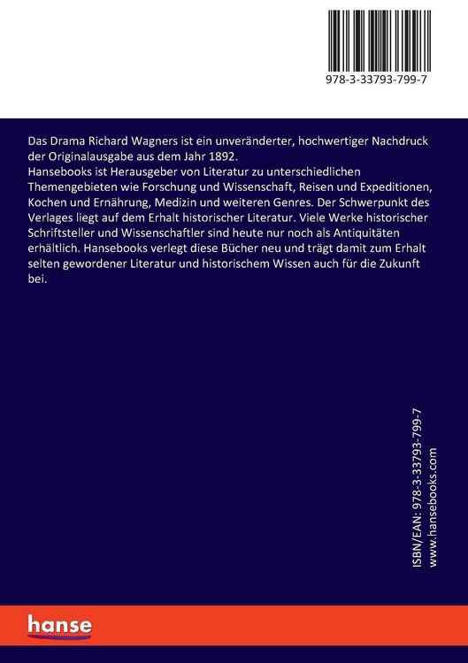 Produktbild: Das Drama Richard Wagners