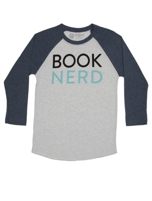 Produktbild: Book Nerd Unisex 3/4 Sleeve Raglan XX-Large