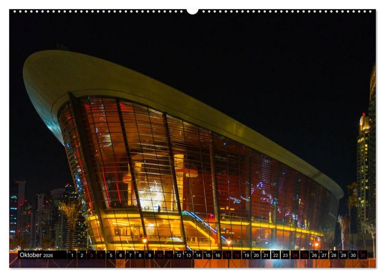 Produktbild: Dubai W&uuml;stenstadt (Wandkalender 2026 DIN A2 quer), CALVENDO Monatskalender