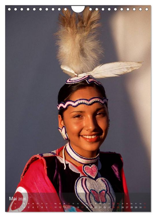 Produktbild: INDIANER Portrait Collection 2 (Wandkalender 2026 DIN A4 hoch), CALVENDO Monatskalender