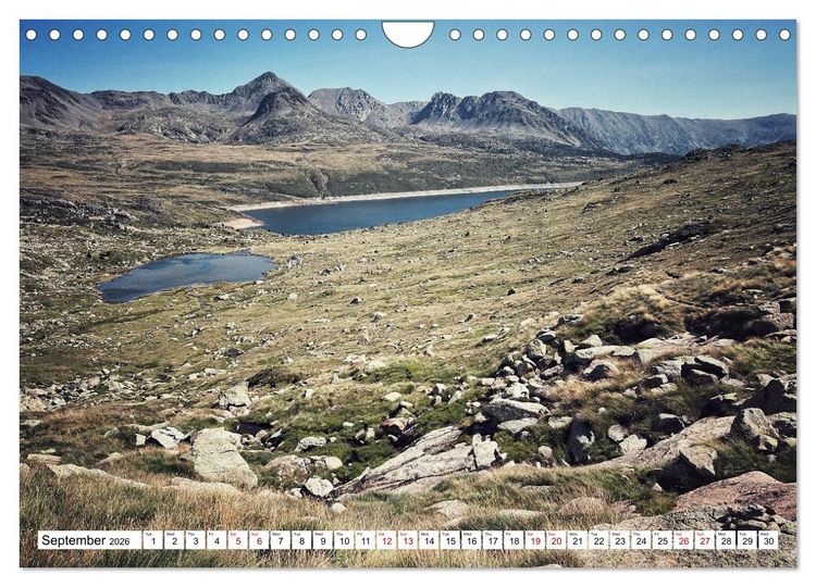 Produktbild: Hiking the GR 10 A long distance trail through the French Pyrenees (Wall Calendar 2026 DIN A4 landscape), CALVENDO 12 Month Wall Calendar