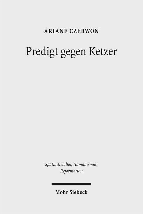 Produktbild: Predigt gegen Ketzer