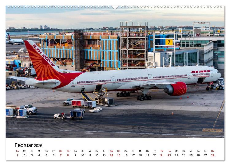 Produktbild: Flieger von Boeing (Wandkalender 2026 DIN A2 quer), CALVENDO Monatskalender