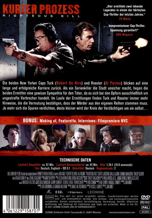 Produktbild: Kurzer Prozess - Righteous Kill