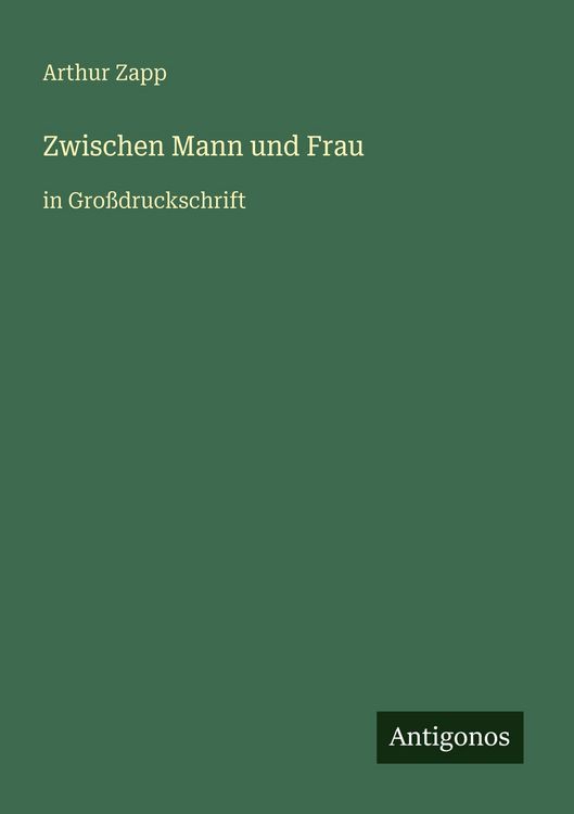 Produktbild: Zwischen Mann und Frau