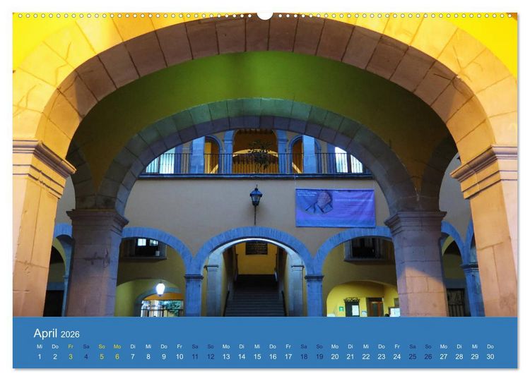 Produktbild: Viva Mexiko - Farben und Freude (hochwertiger Premium Wandkalender 2026 DIN A2 quer), Kunstdruck in Hochglanz