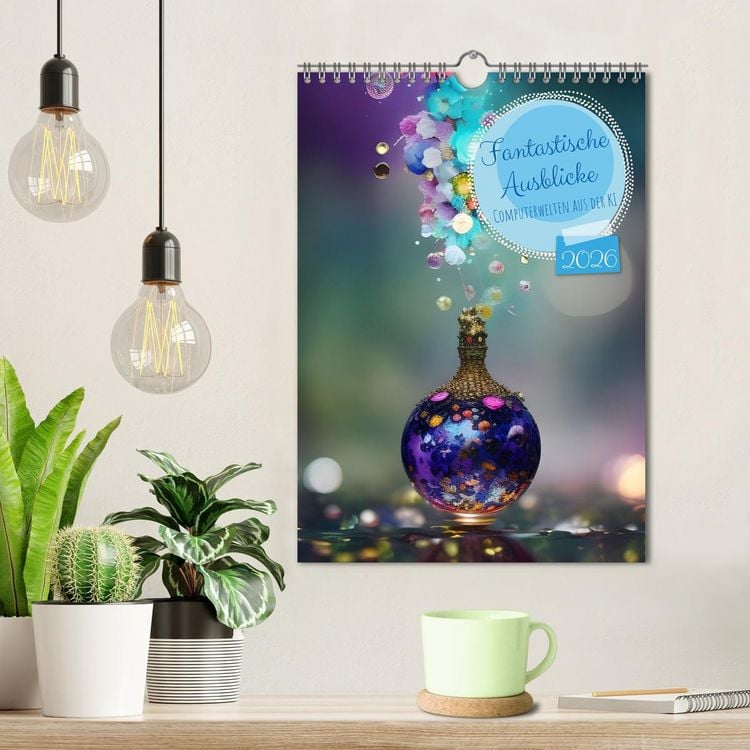 Produktbild: Fantastische Einblicke (Wandkalender 2026 DIN A4 hoch), CALVENDO Monatskalender