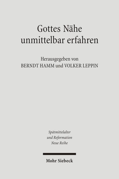Produktbild: Gottes N&auml;he unmittelbar erfahren