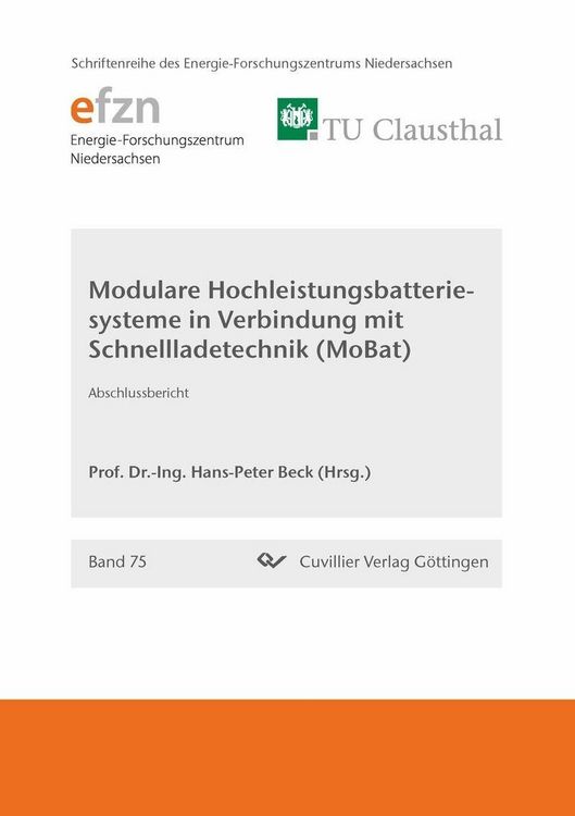 Produktbild: Modulare Hochleistungsbatteriesysteme in Verbindung mit Schnellladetechnik (MoBat)