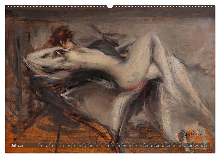 Produktbild: Liegende Sch&ouml;nheiten (hochwertiger Premium Wandkalender 2026 DIN A2 quer), Kunstdruck in Hochglanz