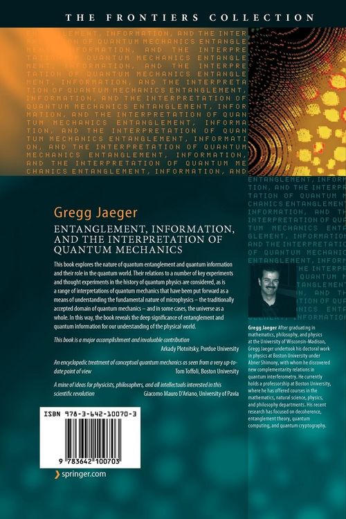 Produktbild: Entanglement, Information, and the Interpretation of Quantum Mechanics