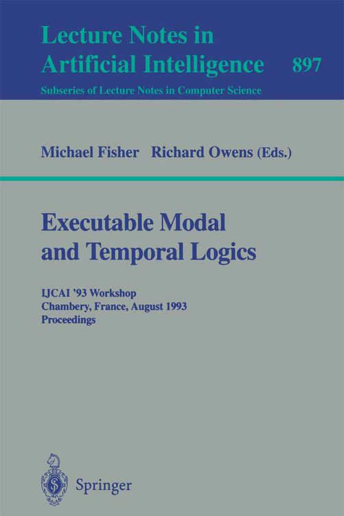 Produktbild: Executable Modal and Temporal Logics