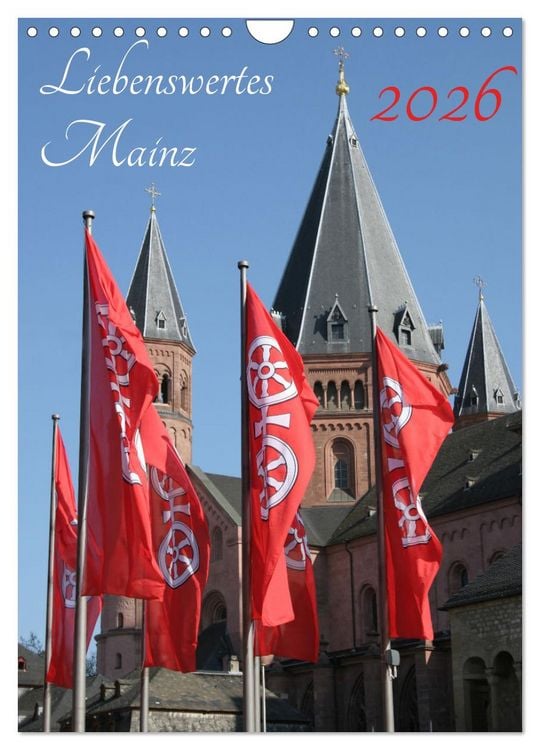 Produktbild: Liebenswertes Mainz (Wandkalender 2026 DIN A4 hoch), CALVENDO Monatskalender