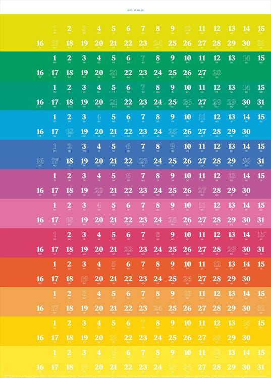 Produktbild: Der Springende Punkt wei&szlig; 2027