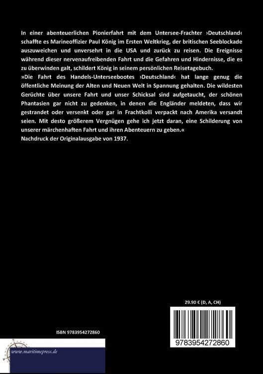 Produktbild: Fahrten der U Deutschland im Weltkrieg