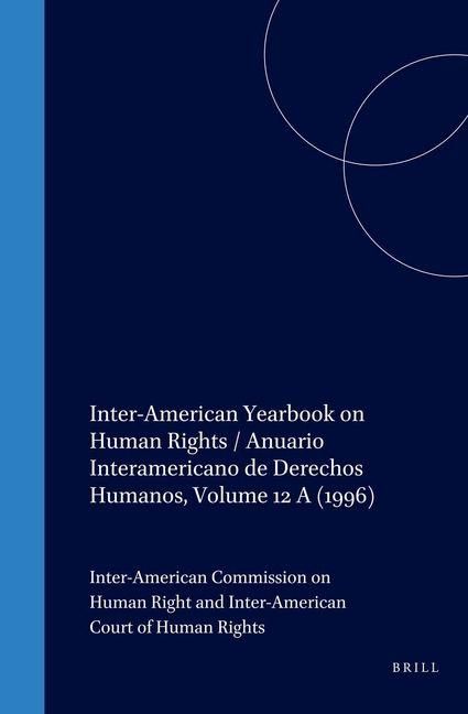 Produktbild: Human Rights Anuario Interamericano De Derechos Humanos, 1996 A