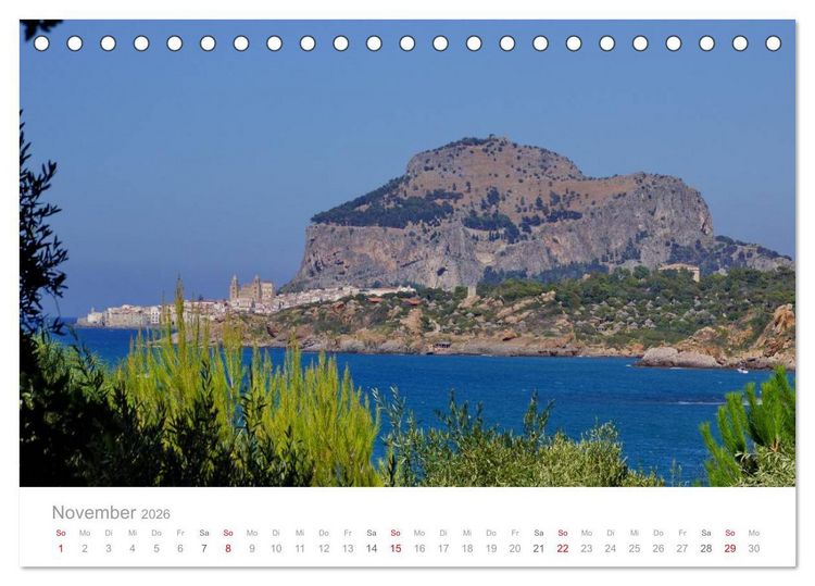 Produktbild: Impressionen aus Sizilien (Tischkalender 2026 DIN A5 quer), CALVENDO Monatskalender