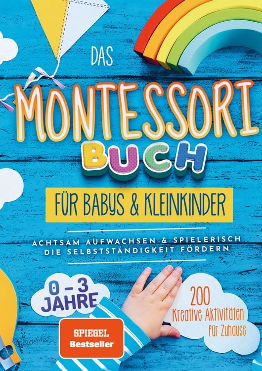 Produktbild: Das Montessori Buch f&uuml;r Babys und Kleinkinder (S/W Version)