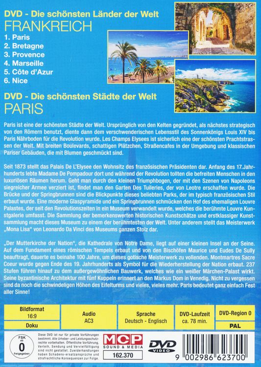 Produktbild: Frankreich - Paris - Die sch&ouml;nsten Reisen