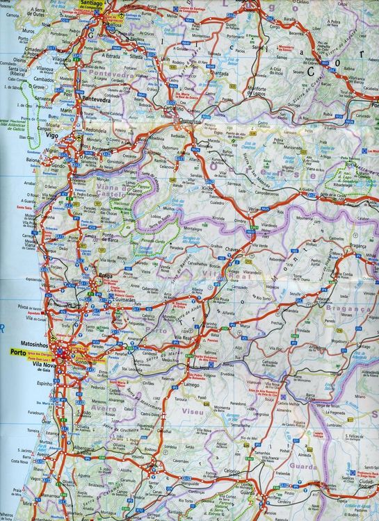 Produktbild: Publicpress Stra&szlig;en- und Freizeitkarte Spanien / Portugal, Espa&ntilde;a, Portuguesa 1:950.000