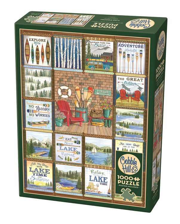 Produktbild: COBBLE HILL PUZZLES - Lake Country 1000 Teile