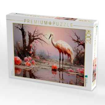 Produktbild: CALVENDO Puzzle Rosa Gefieder | 2000 Teile Lege-Gr&ouml;&szlig;e 90x67cm Foto-Puzzle f&uuml;r gl&uuml;ckliche Stunden