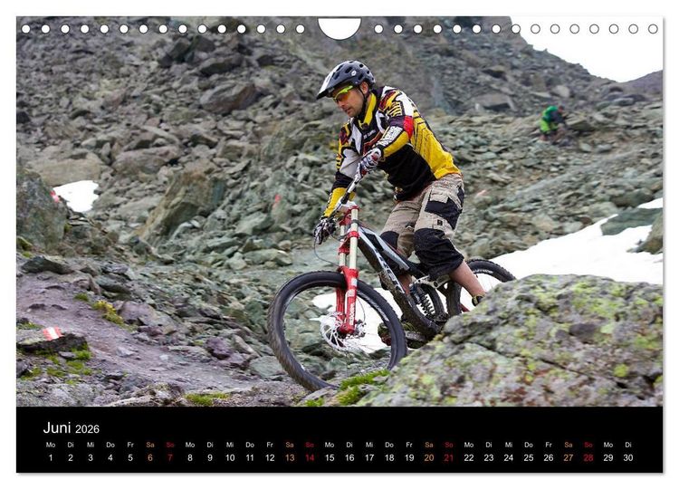 Produktbild: Mountainbike Freeride Momente (Wandkalender 2026 DIN A4 quer), CALVENDO Monatskalender