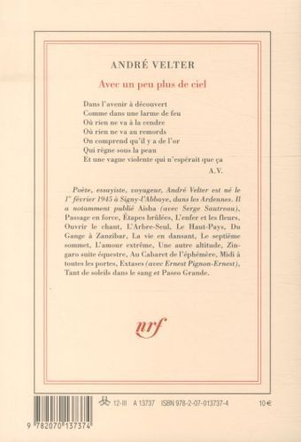 Produktbild: Avec un peu plus de ciel