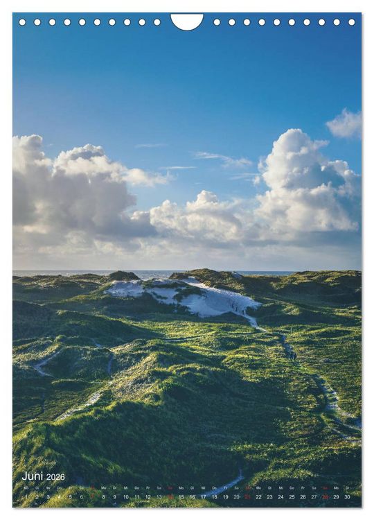 Produktbild: Farbenpracht Nordsee (Wandkalender 2026 DIN A4 hoch), CALVENDO Monatskalender