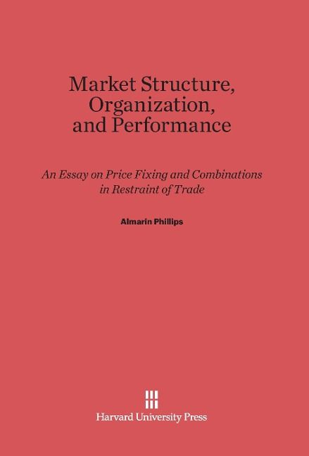 Produktbild: Market Structure, Organization and Performance