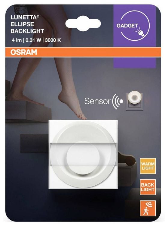 Produktbild: OSRAM HOMELIGHTING LUNETTA BACKLIGHT ELLIPSE 830 White 4099854444333 Wandleuchte 0.31 W Wei&szlig;