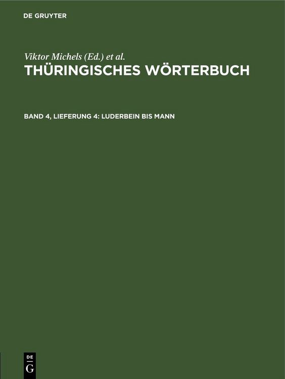 Produktbild: Luderbein bis Mann