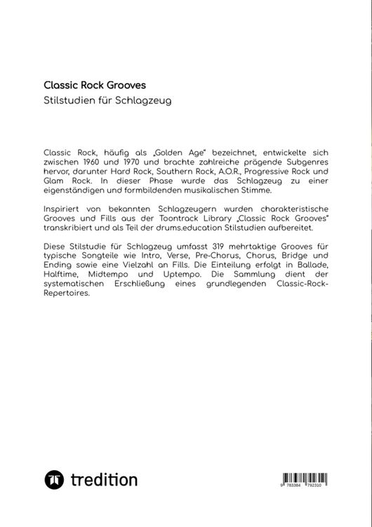 Produktbild: Classic Rock Grooves