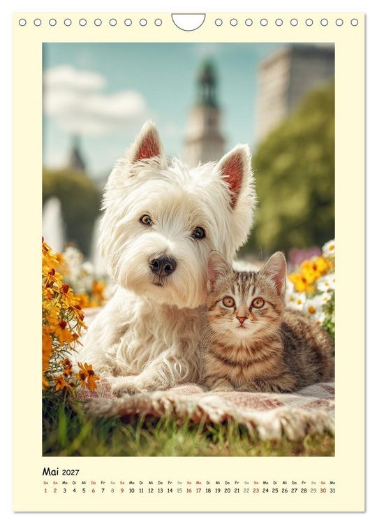 Produktbild: S&uuml;&szlig;er Wuschelkopf. West Highland White Terrier Momente (Wandkalender 2027 DIN A4 hoch), CALVENDO Monatskalender