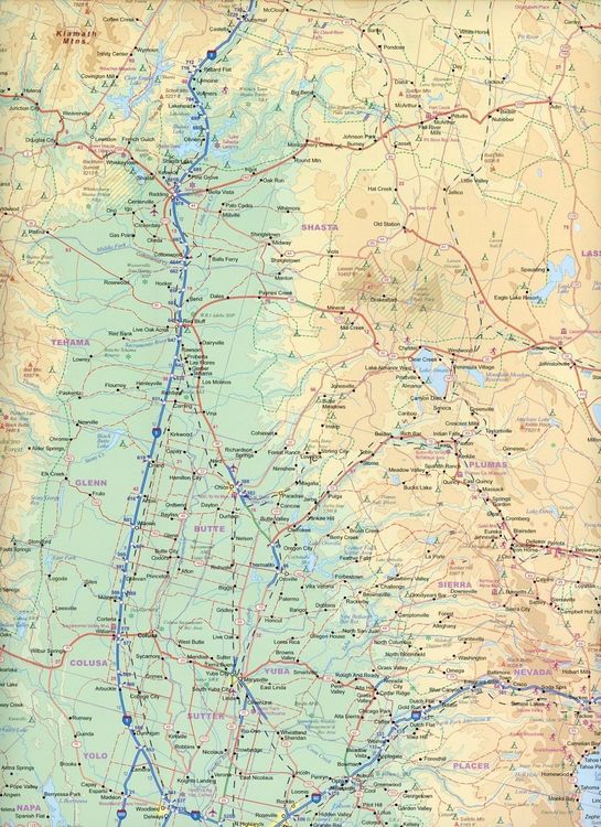 Produktbild: California Travel Ref. Map